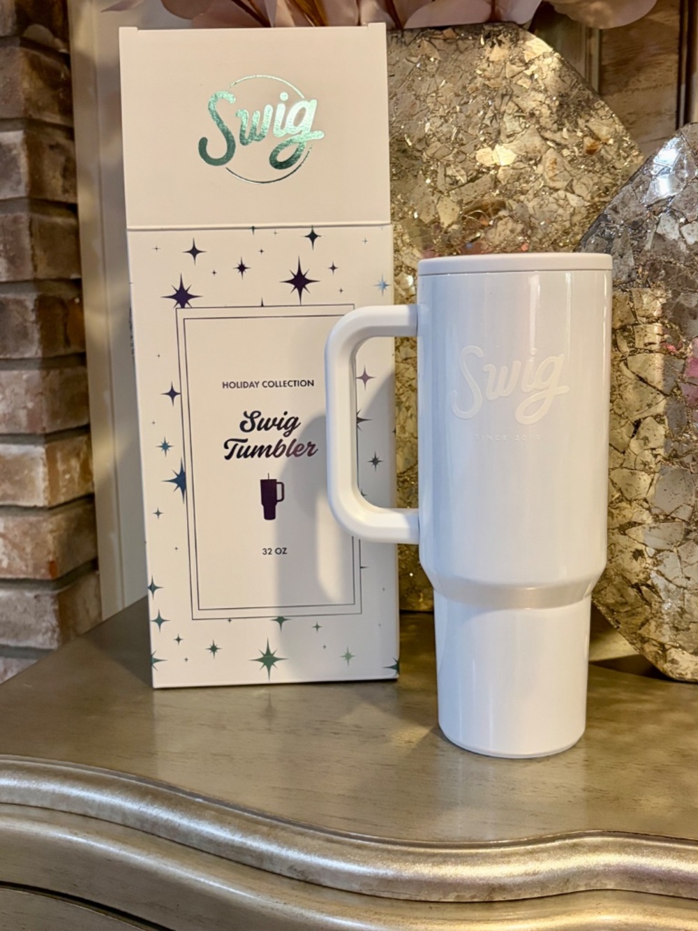 SwigDrinks Frosted Pearl Tumbler